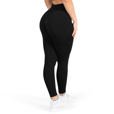 SMILODOX Leggings Damen Amaze Pro mit Scrunch, Butt Lift Sporthose High Waist V-Shape Trainingshose Seamless Blickdicht Yogahose Für Sport Fitness Alltag, im Sale